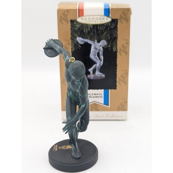 Vintage 1992 Hallmark Keepsake Olympic Triumph Limited Edition Discobolus - Picture 8 of 10